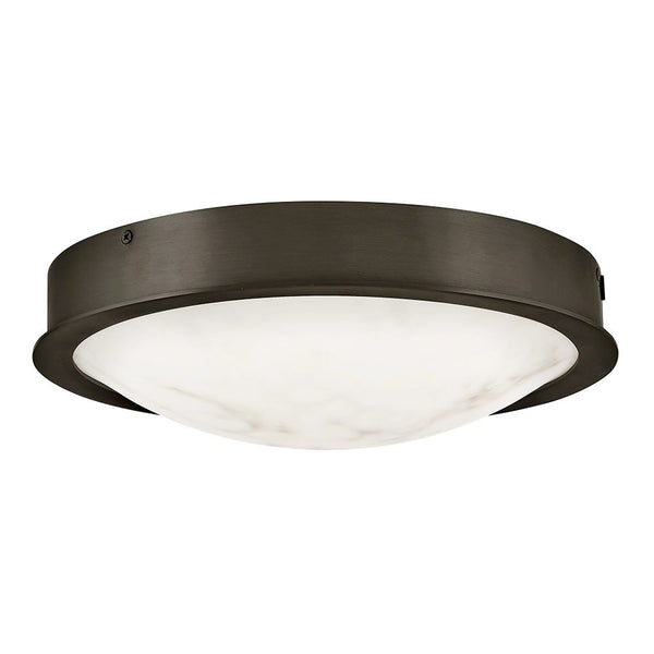 Cava 13" Small Flush Mount, Black Oxide