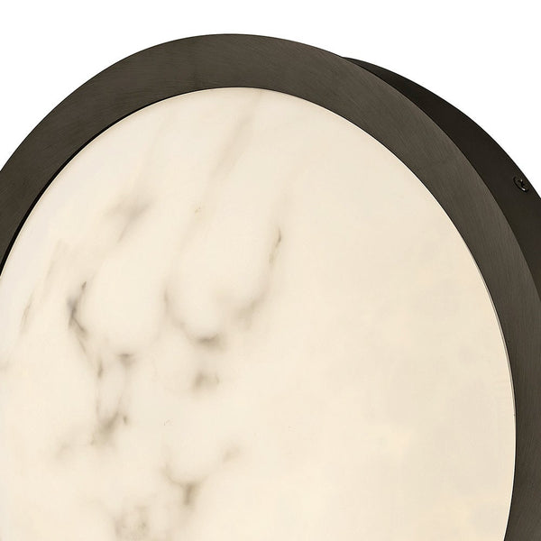 Cava 13" Small Flush Mount, Black Oxide