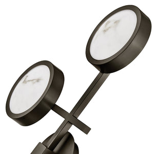 Cava 30" Large Flush Mount, Black Oxide