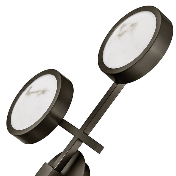 Cava 30" Large Flush Mount, Black Oxide