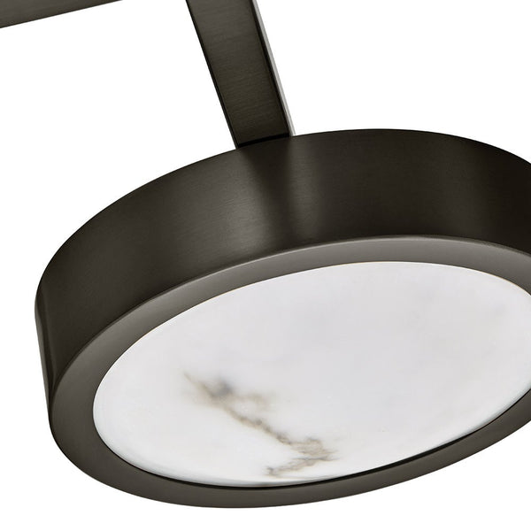 Cava 30" Large Flush Mount, Black Oxide