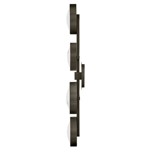 Cava 30" Large Flush Mount, Black Oxide