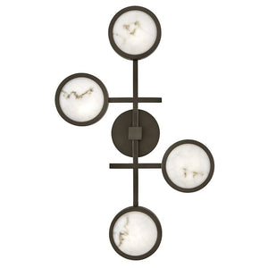 Cava 30" Large Flush Mount, Black Oxide