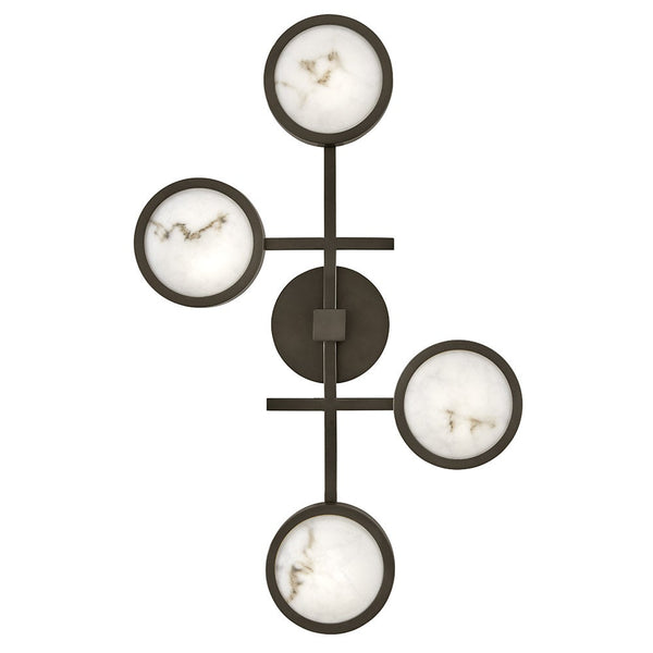 Cava 30" Large Flush Mount, Black Oxide