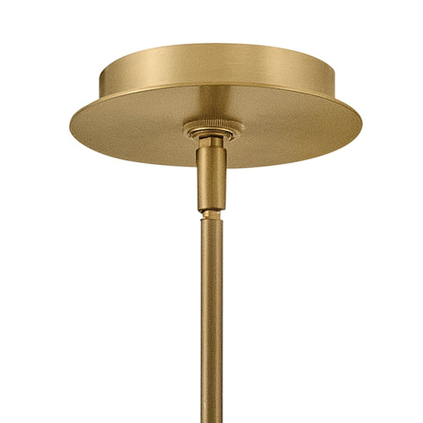 Cava 50" Large Convertible Semi-Flush Mount, Lacquered Brass