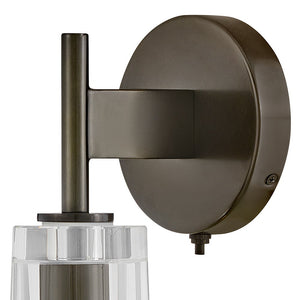 Cosette 5" One Light Large Sconce, Black Oxide