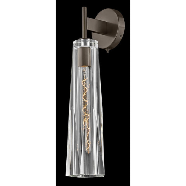 Cosette 5" Large Single Light Sconce, Black Oxide