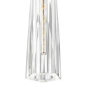 Cosette 5" One Light Large Sconce, Heritage Brass / Clear Crystal