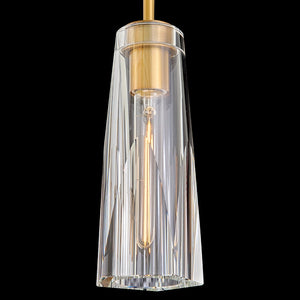 Cosette 20" Nine Lights Large Adjustable Pendant, Heritage Brass