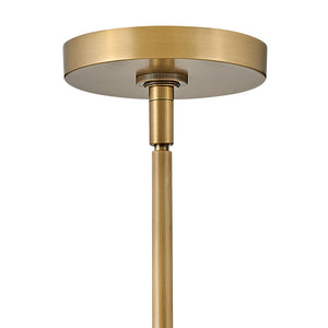 Cosette 5" One Light Extra Small Pendant, Heritage Brass