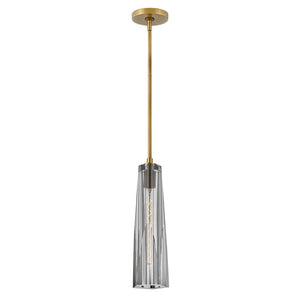 Cosette 5" One Light Extra Small Pendant, Heritage Brass