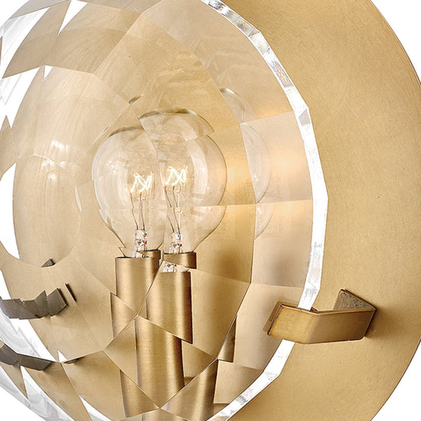 Nala 9" One Light Small Single Light Sconce, Heritage Brass