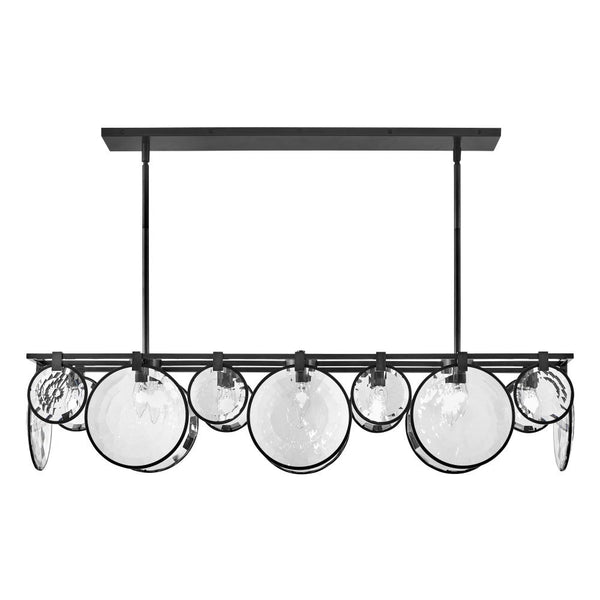 Nala 50" Eight Lights Medium Linear, Black