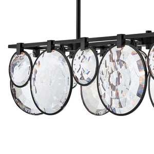 Nala 50" Eight Lights Medium Linear, Black