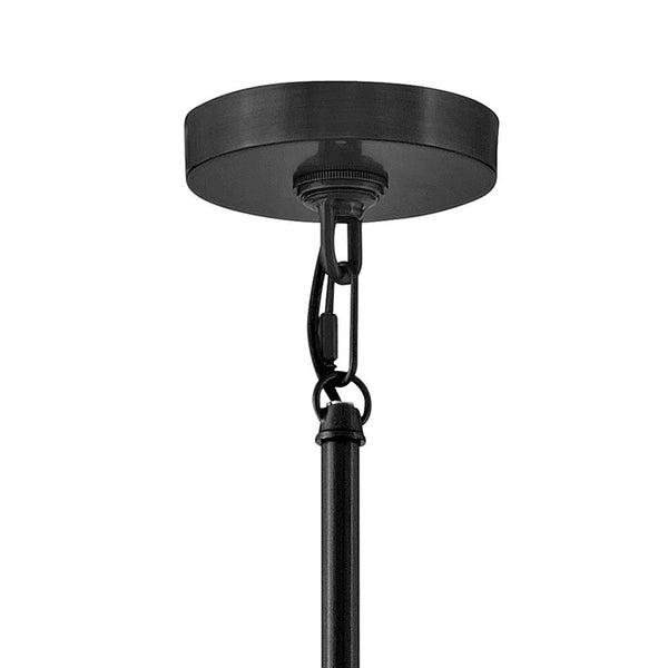 Nala 40" Fifteen Lights Large Multi Tier Chandelier, Black