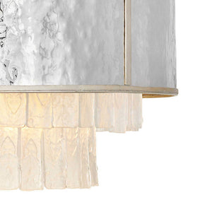 Reverie 26" Eight Lights Medium Drum Chandelier, Champagne Gold