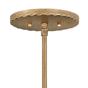 Farrah 16" Four Lights Large Convertible Drum Pendant, Burnished Gold