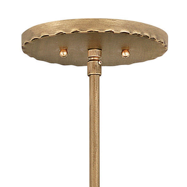 Farrah 16" Four Lights Large Convertible Drum Pendant, Burnished Gold