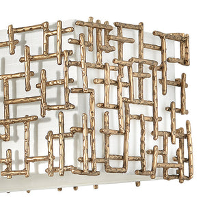 Farrah 48" Eight Lights Medium Linear, Burnished Gold