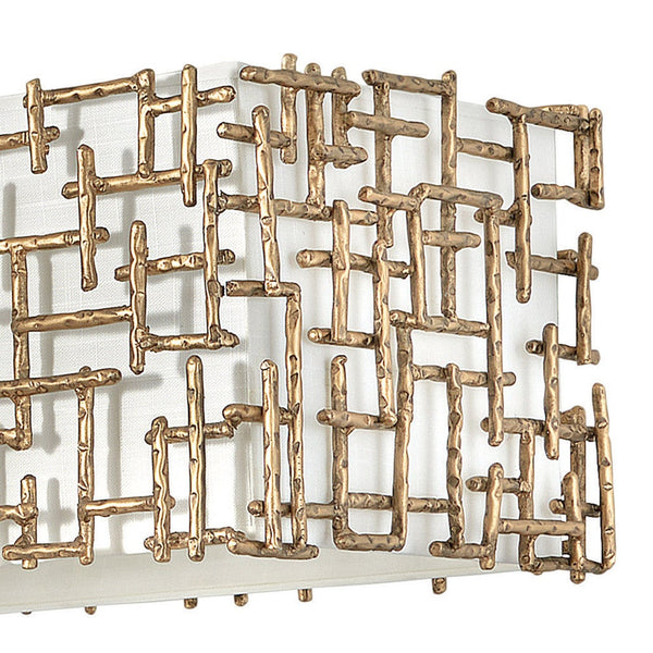 Farrah 48" Eight Lights Medium Linear, Burnished Gold