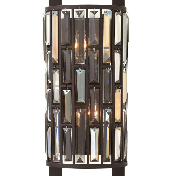 Gemma 8" Two Lights Large Sconce, Vintage Bronze