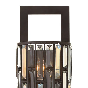 Gemma 8" Two Lights Large Sconce, Vintage Bronze
