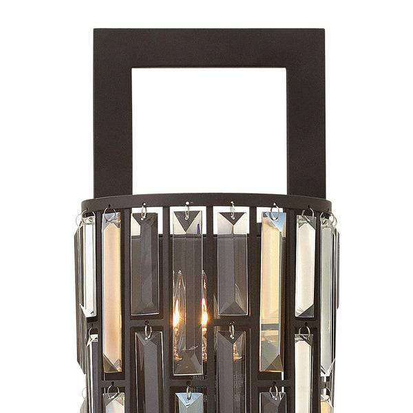 Gemma 8" Two Lights Large Sconce, Vintage Bronze