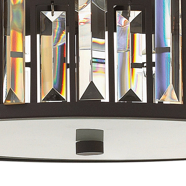 Gemma 16" Three Lights Medium Flush Mount, Vintage Bronze