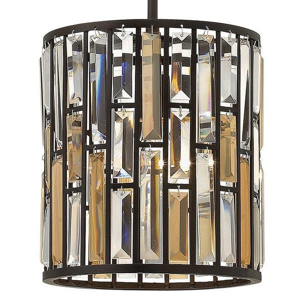 Gemma 10" One Light Small Convertible Pendant, Vintage Bronze