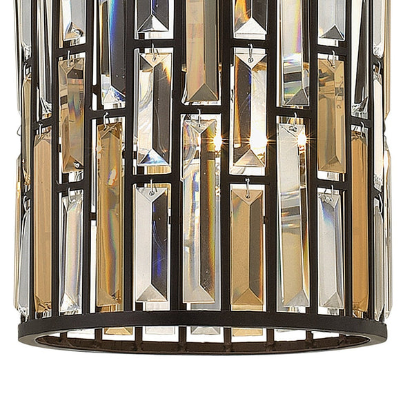 Gemma 10" One Light Small Convertible Pendant, Vintage Bronze