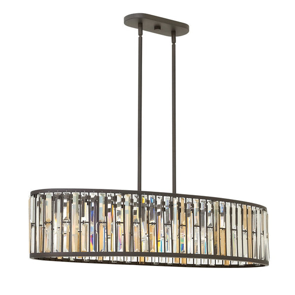 Gemma 45" Six Lights Medium Linear, Vintage Bronze