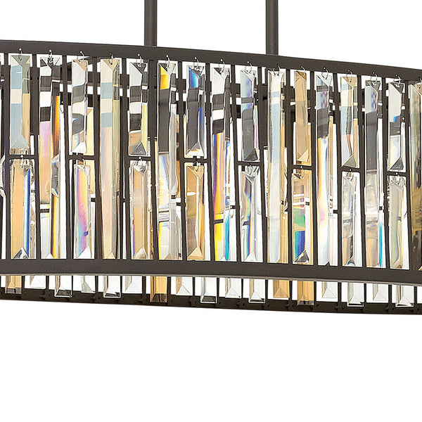 Gemma 45" Six Lights Medium Linear, Vintage Bronze