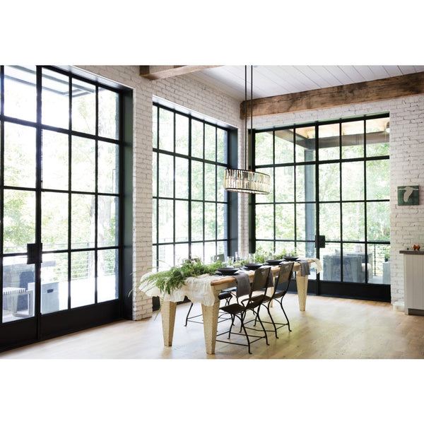 Gemma 45" Six Lights Medium Linear, Vintage Bronze