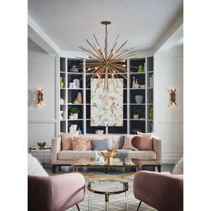 Vida 9" Two Lights Medium Sconce, Burnished Gold