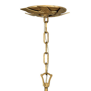 Vida 22" Thirteen Lights Small Orb Chandelier, Burnished Gold
