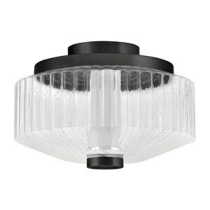 Veleta 13" Small LED Flush Mount, Black