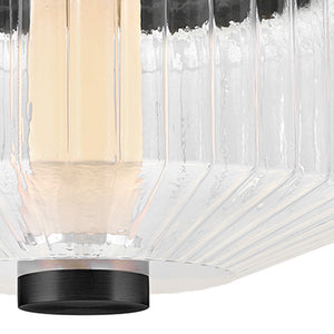 Veleta 13" Small LED Flush Mount, Black