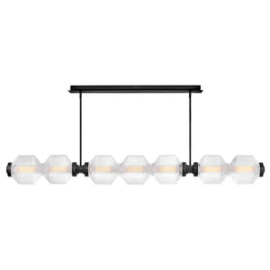 Veleta 69" Seven Lights Large LED Linear, Black