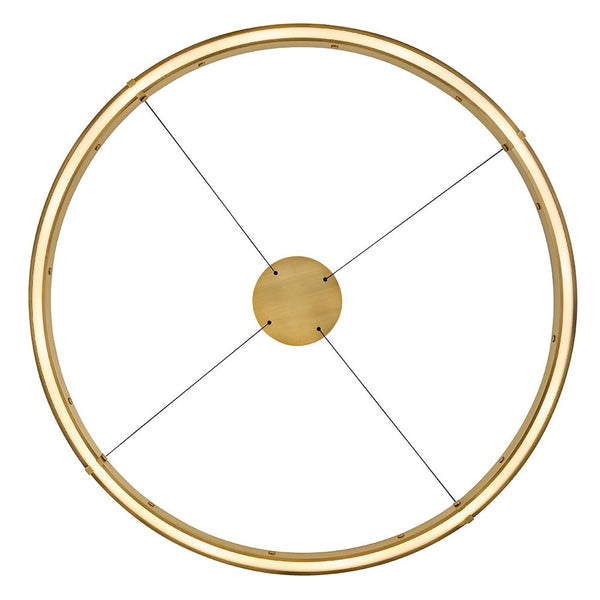 Althea 53" Extra Large Chandelier, Lacquered Brass