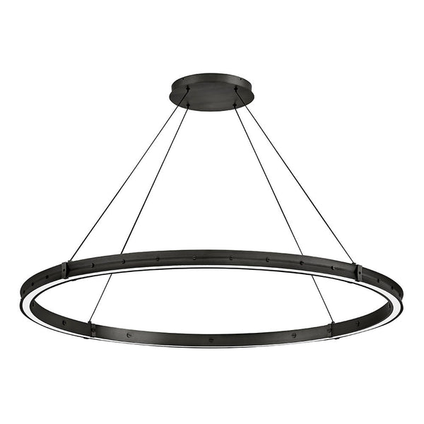 Althea 53" Extra Large Chandelier, Satin Black