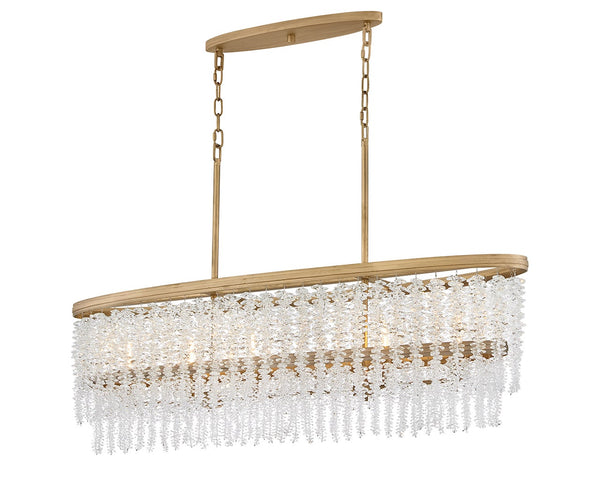 Rubina 48" Six Lights Medium Linear, Burnished Gold