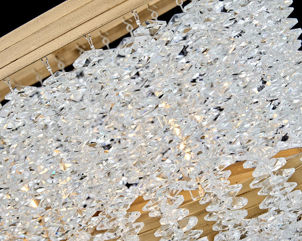 Rubina 48" Six Lights Medium Linear, Burnished Gold