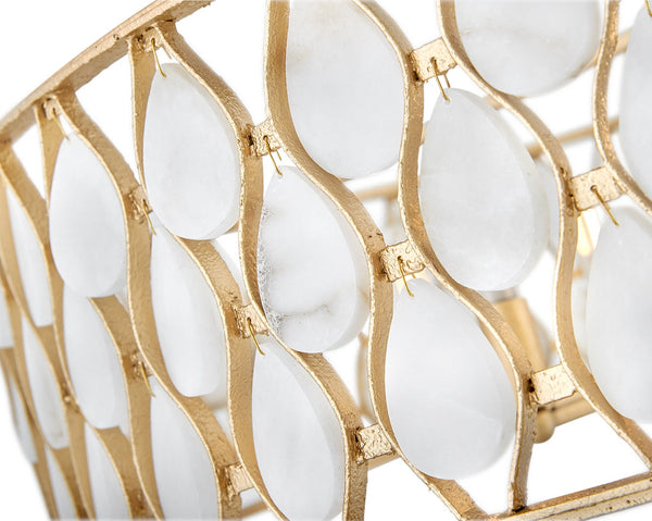 Estie 38" Eight Lights Large Chandelier, Piastra Gold