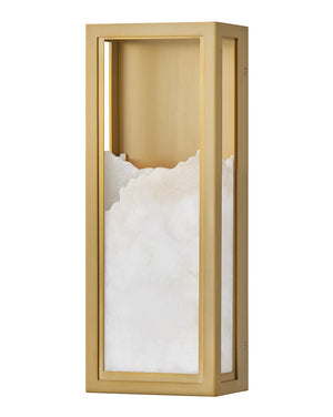 Veleta 6" One Light Large Sconce, Lacquered Brass