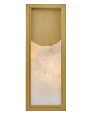 Veleta 6" One Light Large Sconce, Lacquered Brass