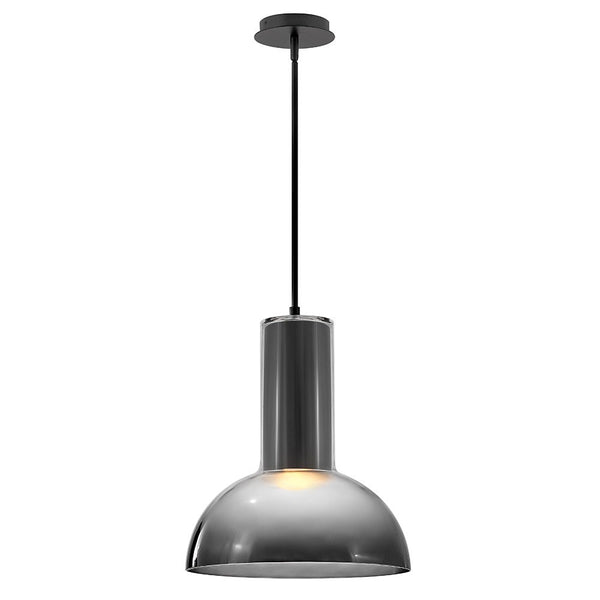 Ombra 16" One Light Large Pendant, Black