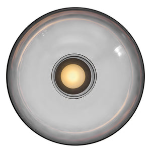 Ombra 16" One Light Large Pendant, Black