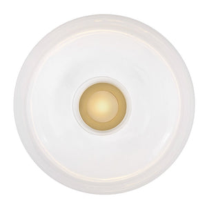 Ombra 16" One Light Large Pendant, Lacquered Brass