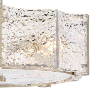 Florian 20" Five Lights Medium Semi-Flush Mount, Glacial