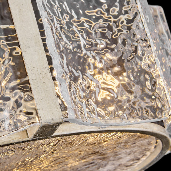 Florian 20" Five Lights Medium Semi-Flush Mount, Glacial